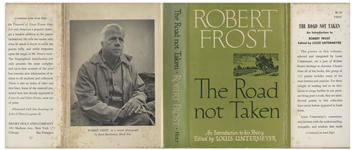 Robert Frost Signed Copy of His Poetry, ''The Road Not Taken''